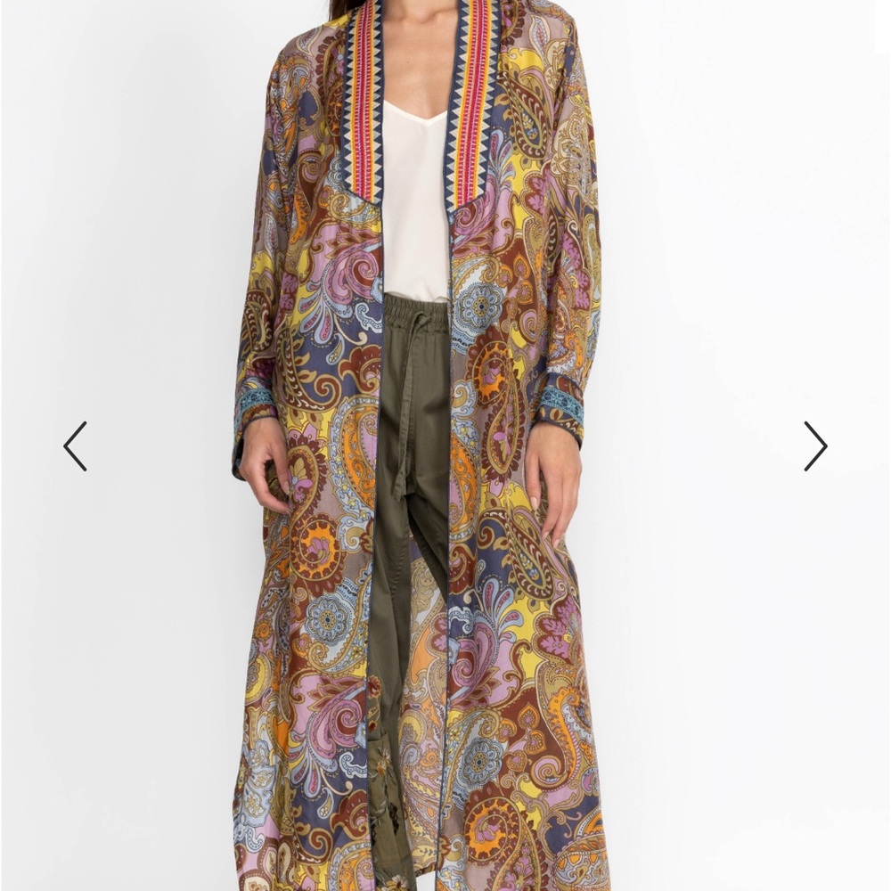 Johnny Was NWT Sandalwood Tove kimono